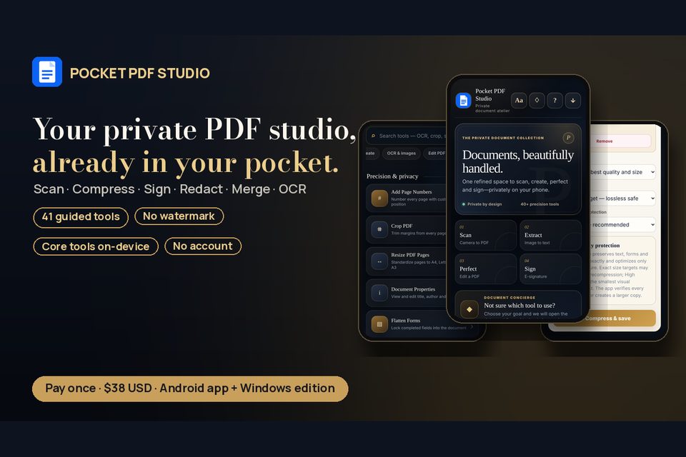 Pocket PDF Studio cover
