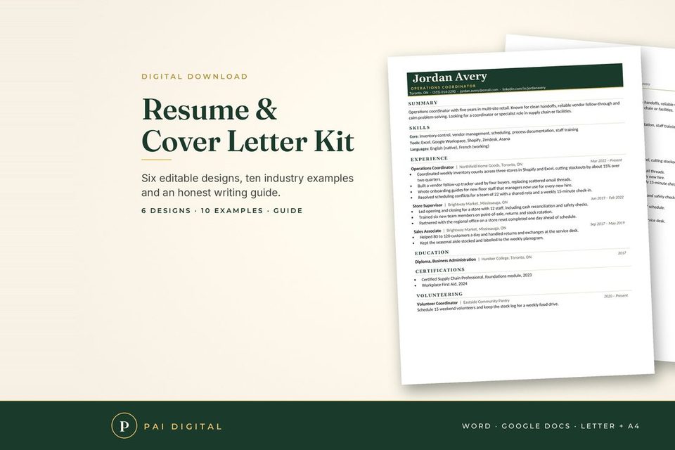 Resume & Cover Letter Kit cover