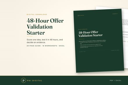 OVS-001 48-Hour Offer Validation Kit cover